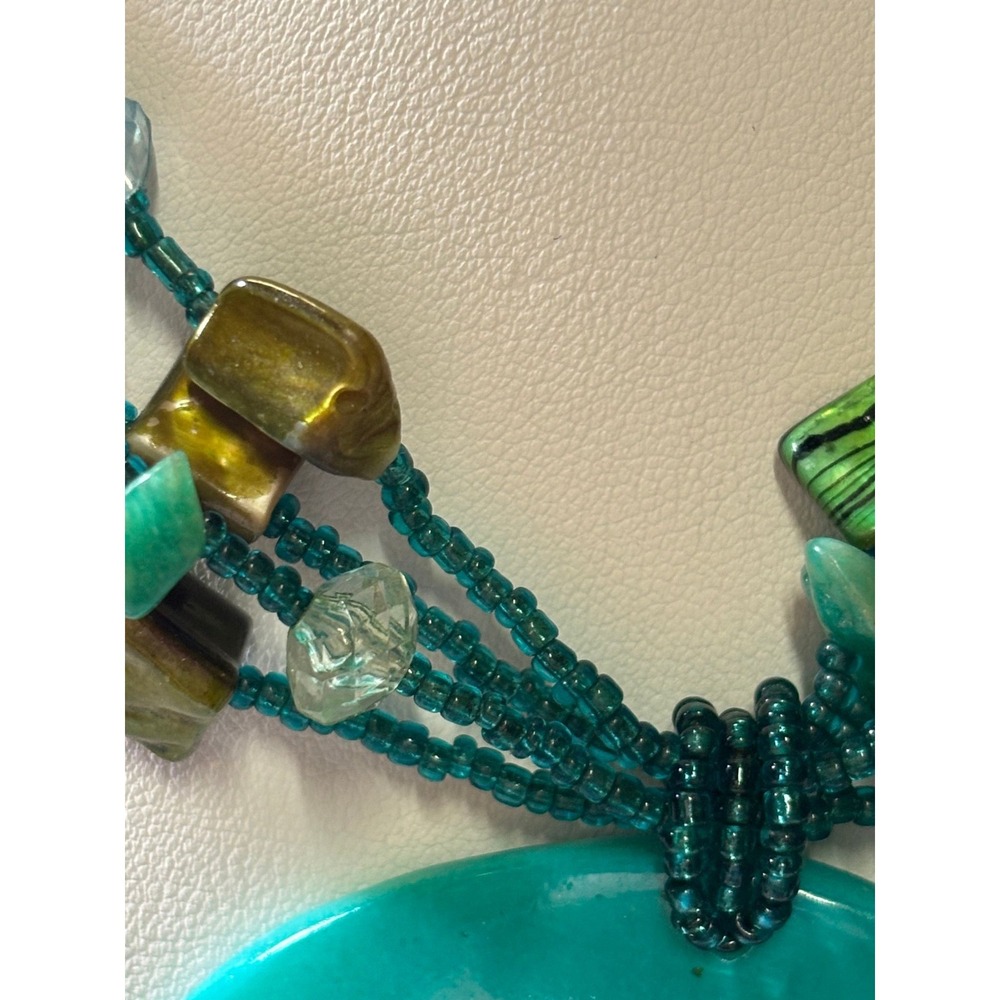 #34 Multi-Strand Turquoise Shell - Picture 5 of 6
